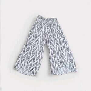 Ethyl Clothing Black And White Palazzo Pants Women's Loose Summer Lounge Size 6